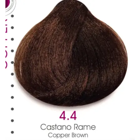 TMT Milano Art Collection Crema Colorante Luminacolor 4.4 Castaño Medio Marrón Cobre 100ml - 1